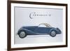 Poster Advertising Mercedes-Benz Cars, 1939-null-Framed Giclee Print
