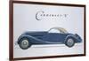 Poster Advertising Mercedes-Benz Cars, 1939-null-Framed Giclee Print