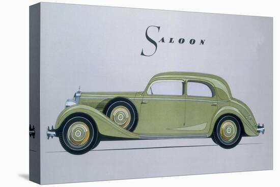 Poster Advertising Mercedes-Benz Cars, 1939-null-Stretched Canvas