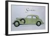 Poster Advertising Mercedes-Benz Cars, 1939-null-Framed Giclee Print