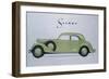 Poster Advertising Mercedes-Benz Cars, 1939-null-Framed Giclee Print