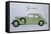 Poster Advertising Mercedes-Benz Cars, 1939-null-Framed Stretched Canvas