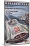 Poster Advertising Mercedes-Benz Motor Cars, 1954-null-Mounted Giclee Print