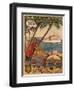 Poster Advertising Messageries Maritimes-null-Framed Photographic Print