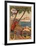 Poster Advertising Messageries Maritimes-null-Framed Photographic Print