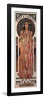 Poster Advertising 'Moet and Chandon Dry Imperial' Champagne, 1899-Alphonse Mucha-Framed Giclee Print