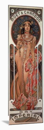 Poster Advertising 'Moet and Chandon Dry Imperial' Champagne, 1899-Alphonse Mucha-Mounted Giclee Print