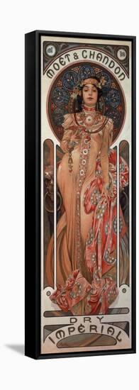 Poster Advertising 'Moet and Chandon Dry Imperial' Champagne, 1899-Alphonse Mucha-Framed Stretched Canvas