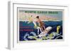 Poster Advertising Monte Carlo Beach, Printed by Draeger, Paris, C.1932 (Colour Litho)-Sem-Framed Giclee Print