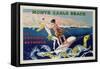 Poster Advertising Monte Carlo Beach, Printed by Draeger, Paris, C.1932 (Colour Litho)-Sem-Framed Stretched Canvas
