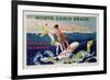 Poster Advertising Monte Carlo Beach, Printed by Draeger, Paris, C.1932 (Colour Litho)-Sem-Framed Giclee Print