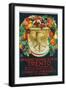 Poster Advertising National Fruit Exhibition-Marcello Dudovich Dudovich-Framed Art Print