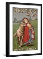 Poster Advertising Nestle's Milk, 1900-English School-Framed Giclee Print