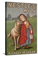 Poster Advertising Nestle's Milk, 1900-English School-Stretched Canvas