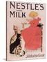 Poster Advertising Nestle's Swiss Milk, Late 19th Century-Théophile Alexandre Steinlen-Stretched Canvas