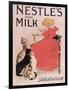 Poster Advertising Nestle's Swiss Milk, Late 19th Century-Théophile Alexandre Steinlen-Framed Giclee Print