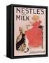 Poster Advertising Nestle's Swiss Milk, Late 19th Century-Théophile Alexandre Steinlen-Framed Stretched Canvas