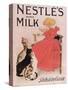 Poster Advertising Nestle's Swiss Milk, Late 19th Century-Théophile Alexandre Steinlen-Stretched Canvas