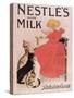 Poster Advertising Nestle's Swiss Milk, Late 19th Century-Théophile Alexandre Steinlen-Stretched Canvas