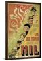 Poster Advertising 'Nilum' Cigarette Papers, 1905-null-Framed Giclee Print