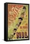 Poster Advertising 'Nilum' Cigarette Papers, 1905-null-Framed Stretched Canvas