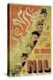 Poster Advertising 'Nilum' Cigarette Papers, 1905-null-Stretched Canvas