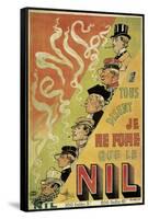 Poster Advertising 'Nilum' Cigarette Papers, 1905-null-Framed Stretched Canvas