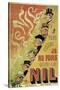 Poster Advertising 'Nilum' Cigarette Papers, 1905-null-Stretched Canvas