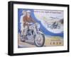 Poster Advertising Norton Motor Bikes, 1954-null-Framed Giclee Print