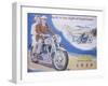 Poster Advertising Norton Motor Bikes, 1954-null-Framed Giclee Print