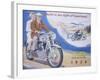 Poster Advertising Norton Motor Bikes, 1954-null-Framed Giclee Print