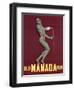 Poster Advertising 'Old Manada Rum', C.1949-null-Framed Giclee Print