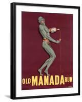 Poster Advertising 'Old Manada Rum', C.1949-null-Framed Premium Giclee Print