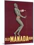 Poster Advertising 'Old Manada Rum', C.1949-null-Mounted Giclee Print