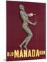 Poster Advertising 'Old Manada Rum', C.1949-null-Mounted Premium Giclee Print