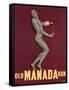 Poster Advertising 'Old Manada Rum', C.1949-null-Framed Stretched Canvas