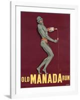 Poster Advertising 'Old Manada Rum', C.1949-null-Framed Giclee Print