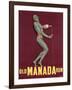 Poster Advertising 'Old Manada Rum', C.1949-null-Framed Giclee Print