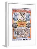 Poster Advertising 'P.T Barnum's Greatest Show on Earth', 1880s-null-Framed Giclee Print