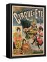 Poster Advertising 'Paris En Ballon' at the 'Cirque D'Ete'-null-Framed Stretched Canvas