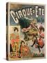 Poster Advertising 'Paris En Ballon' at the 'Cirque D'Ete'-null-Stretched Canvas