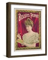 Poster Advertising Pernot Biscuits, C.1902 (Colour Litho)-French-Framed Giclee Print