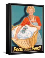 Poster Advertising Persil, Printed by Henkel and Voith M.B.H., Vienna, C.1936-null-Framed Stretched Canvas