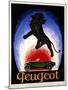 Poster Advertising Peugeot, 1925-Leonetto Cappiello-Mounted Giclee Print