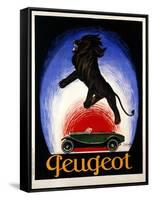 Poster Advertising Peugeot, 1925-Leonetto Cappiello-Framed Stretched Canvas