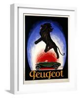 Poster Advertising Peugeot, 1925-Leonetto Cappiello-Framed Giclee Print