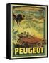 Poster Advertising Peugeot Cars, c.1908-Francisco Tamagno-Framed Stretched Canvas