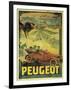 Poster Advertising Peugeot Cars, c.1908-Francisco Tamagno-Framed Giclee Print