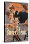 Poster Advertising Phenix Beer, C.1899 (Colour Litho)-Adolfo Hohenstein-Stretched Canvas