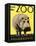 Poster Advertising Philadelphia Zoo, 1938-null-Framed Stretched Canvas